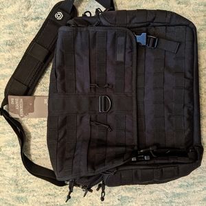 Mission Critical messenger style diaper bag